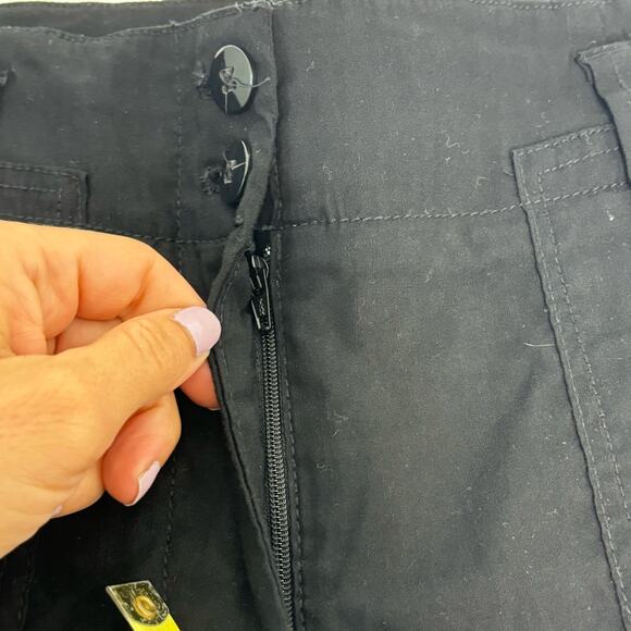 Anthro Maeve The Naomi Black High Waist Wide Leg Pants 4 - Picture 11 of 11